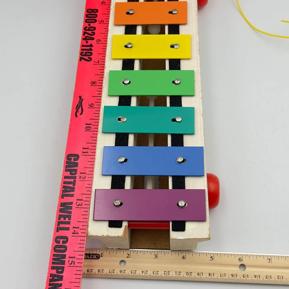 Vtg‎ 1985 Fisher-Price Pull-A-Tune #870 Xylophone Child's Musical Pull Toy Base